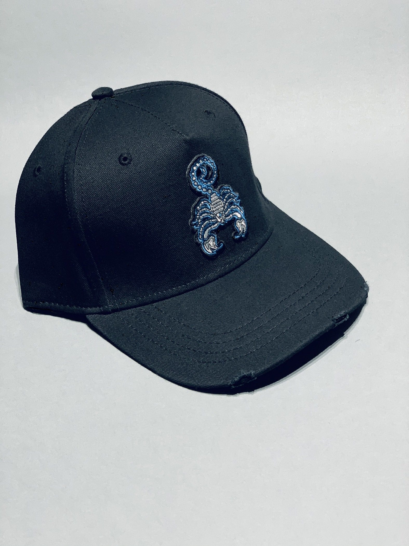 Scorpio Ripped Black Cap - Image 2