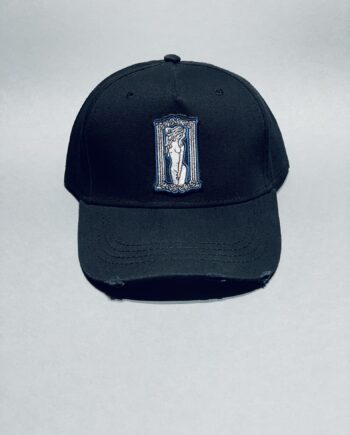 Virgo Ripped Black Cap