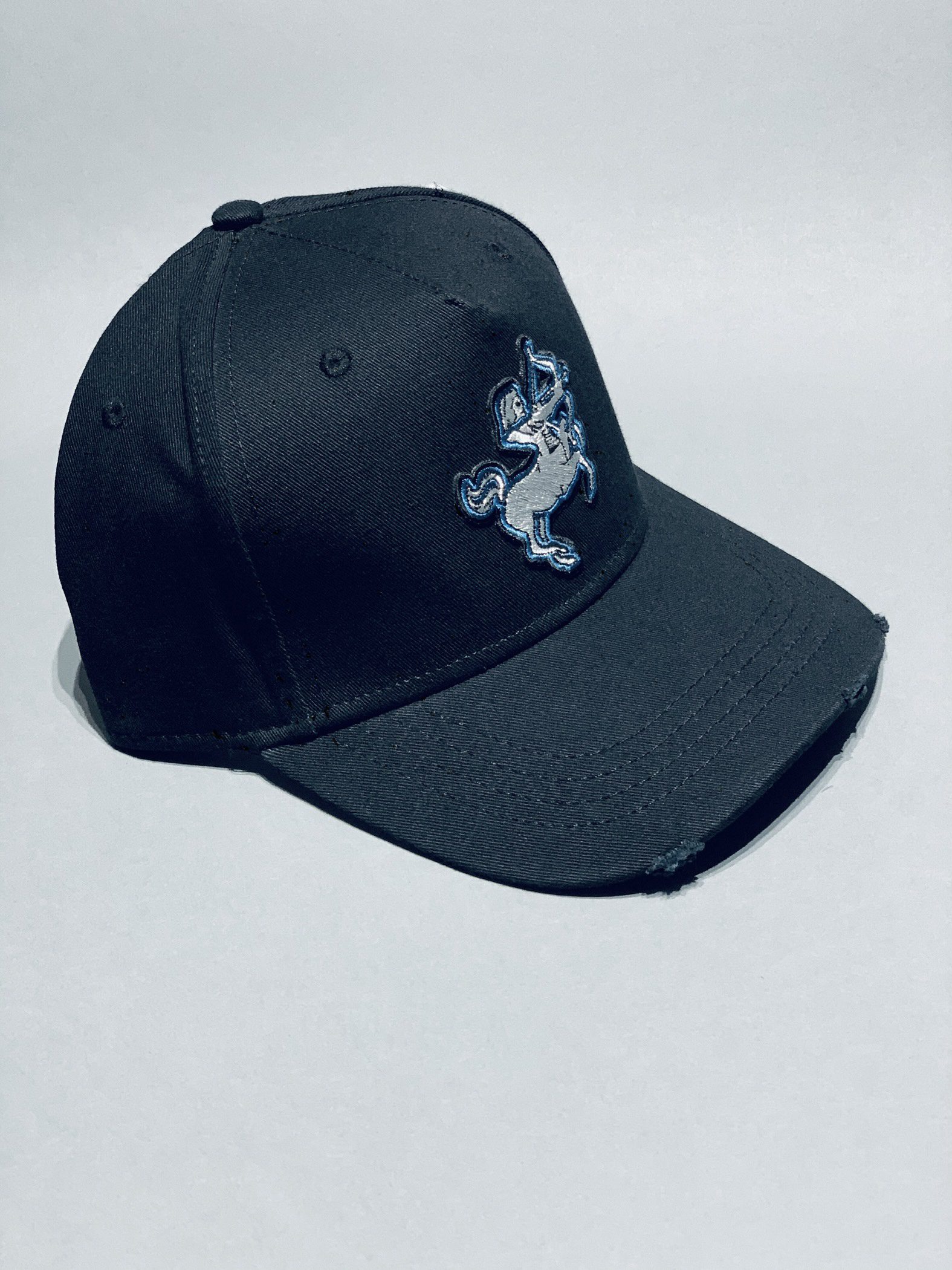 Sagittarius Ripped Black Cap - Image 2