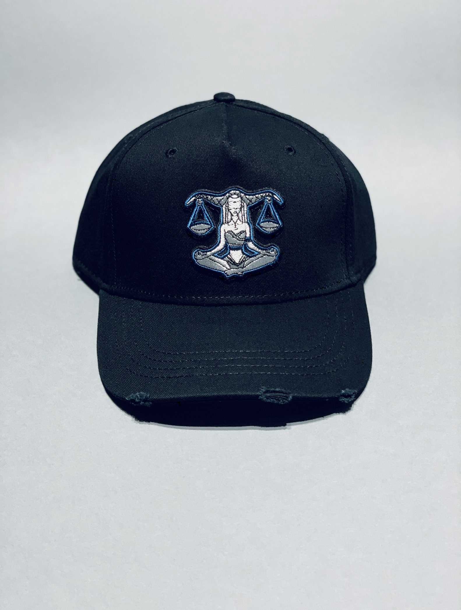 Libra Ripped Black Cap