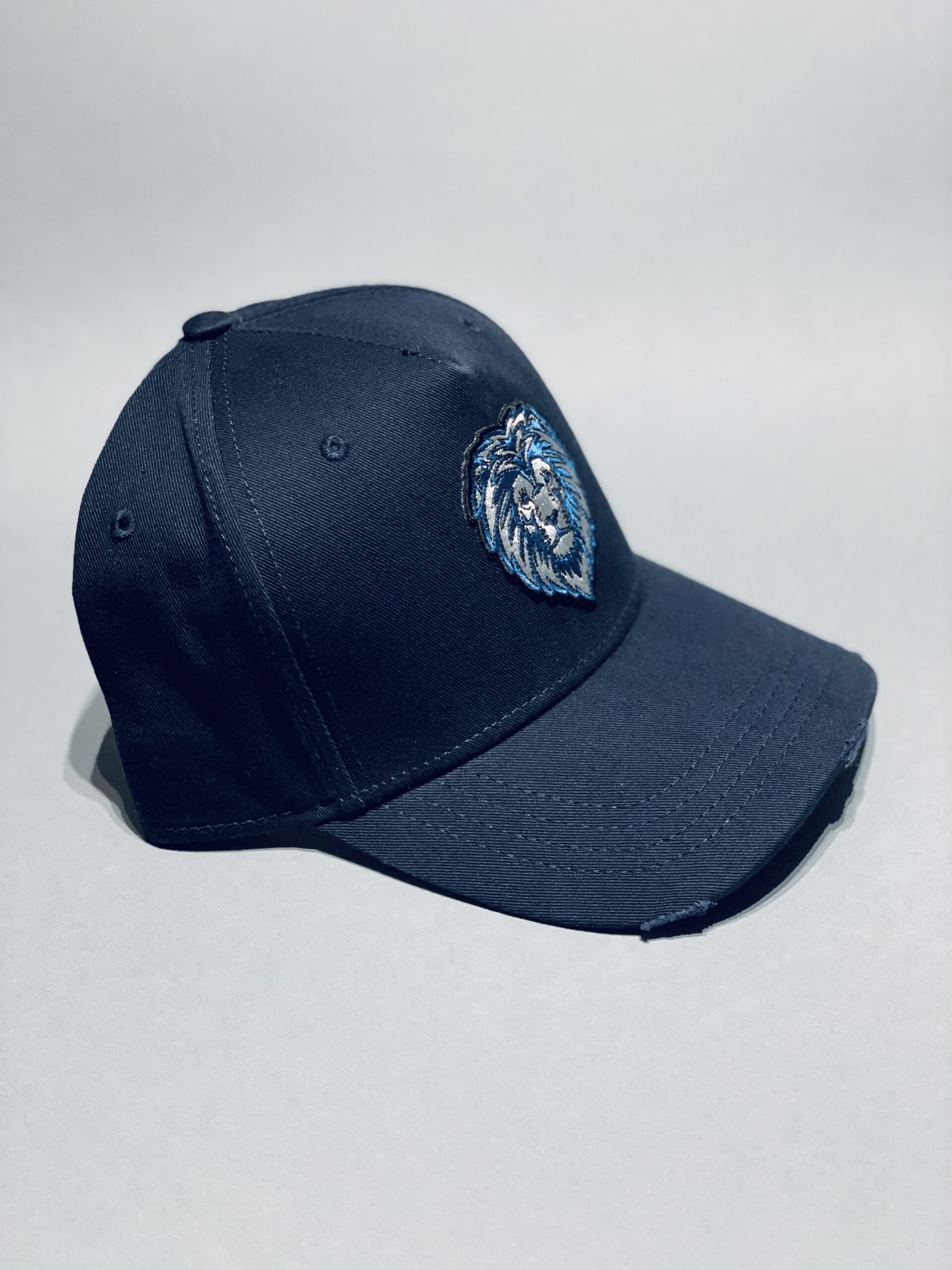 J KING RIPPED NAVY BASEBALL CAP - Image 2