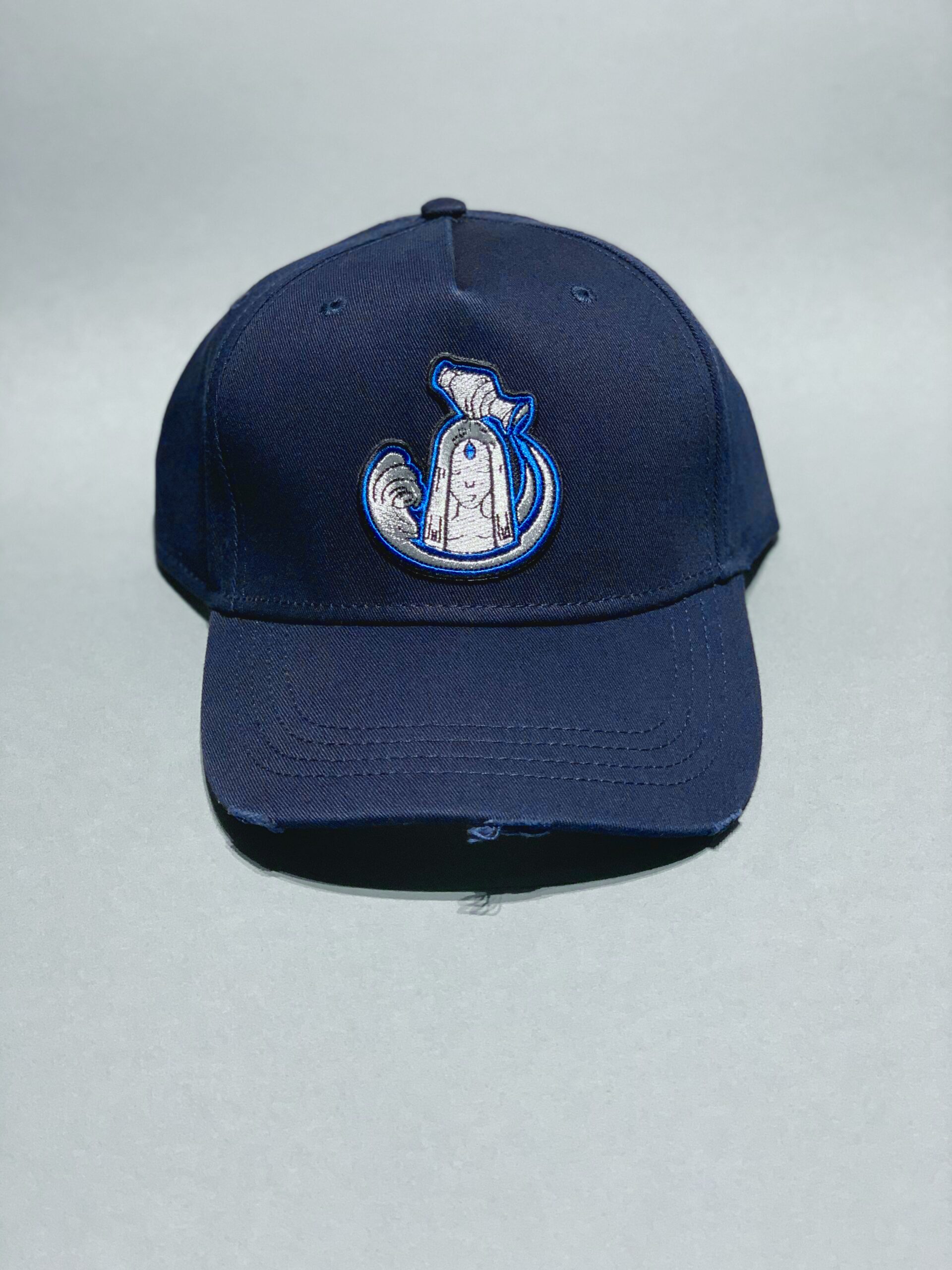 Aquarius Ripped Navy Cap