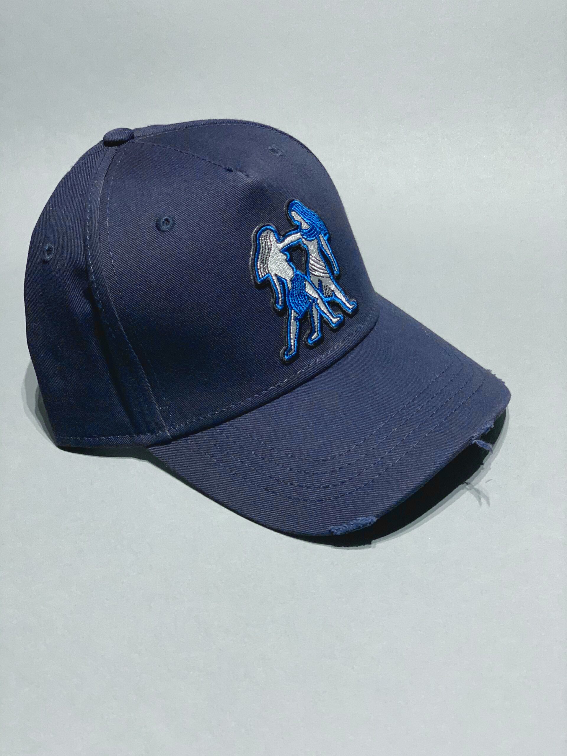 Gemini Ripped Navy Cap - Image 2