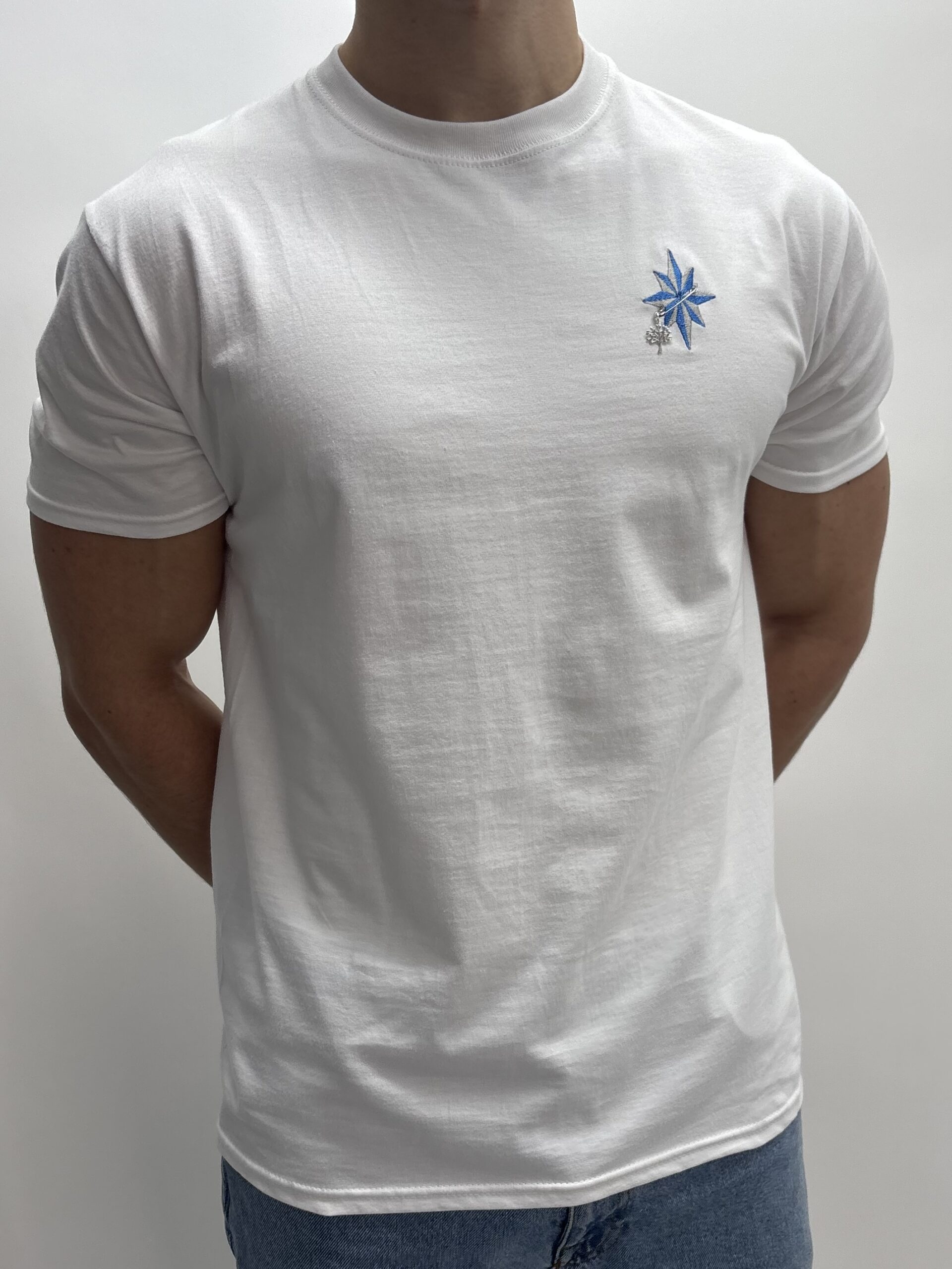 White Branded T-Shirt - Image 4