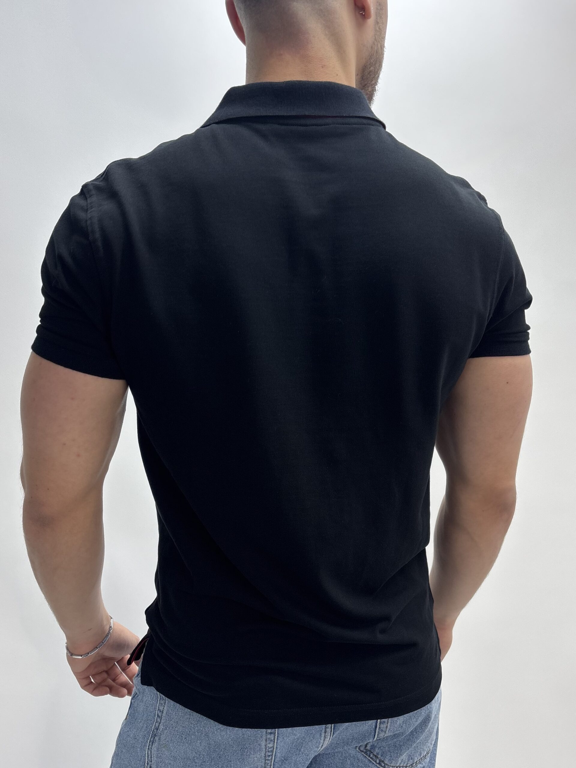 Red London Contrast Polo - Image 6
