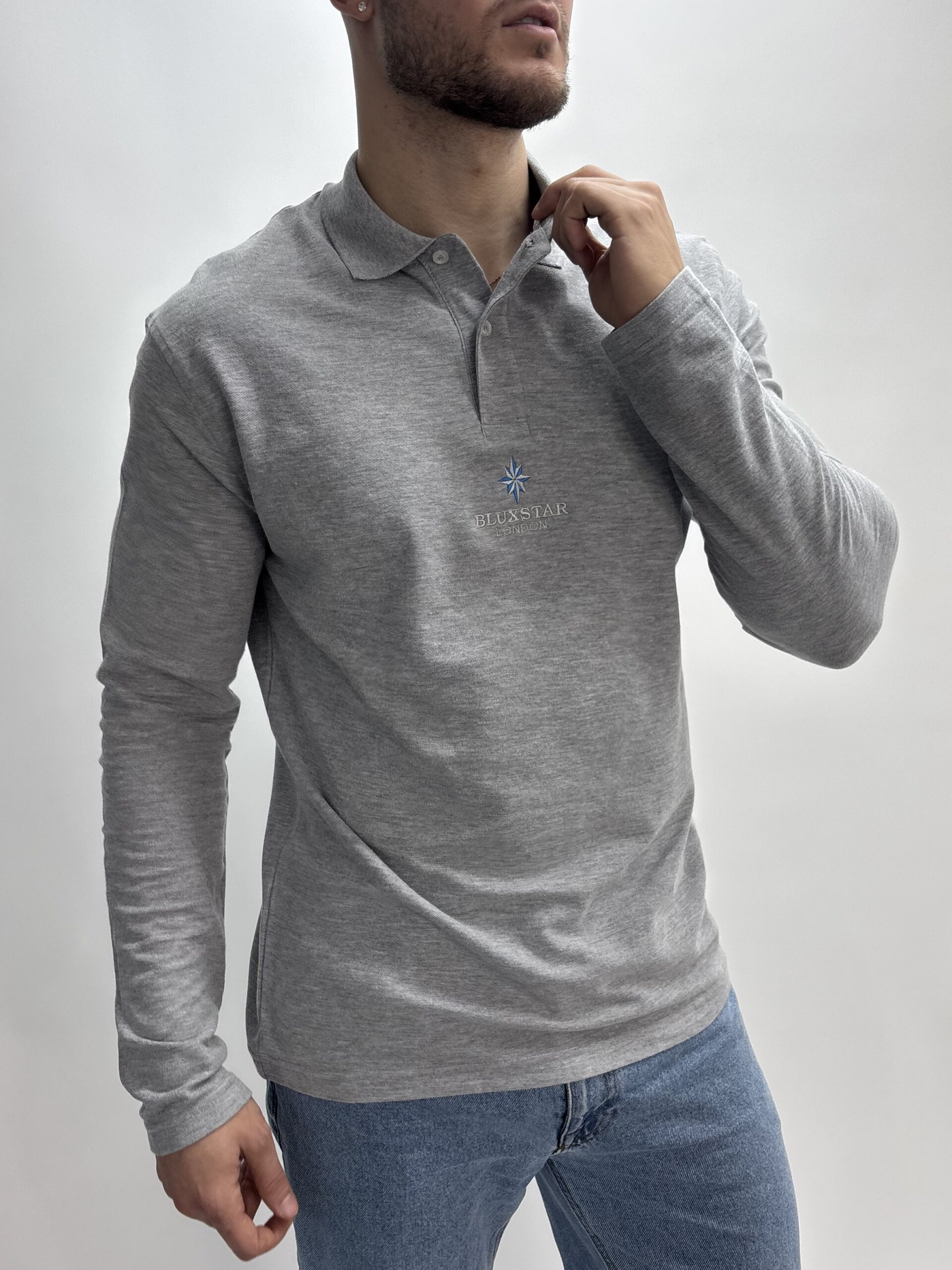 Ultra Relaxed Grey Polo - Image 2