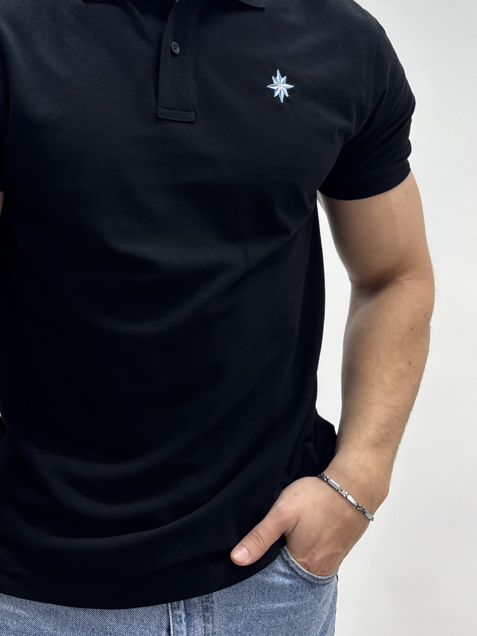 Jet Black Polo - Image 6