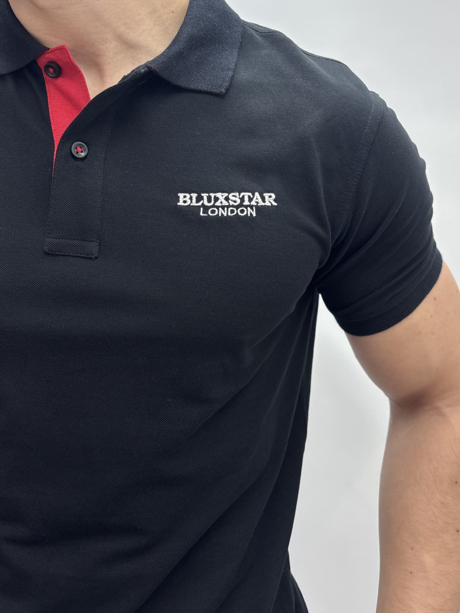 Red London Contrast Polo - Image 5