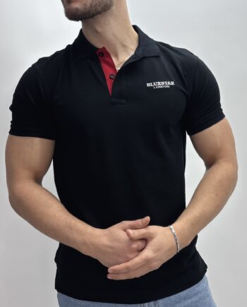 Red London Contrast Polo