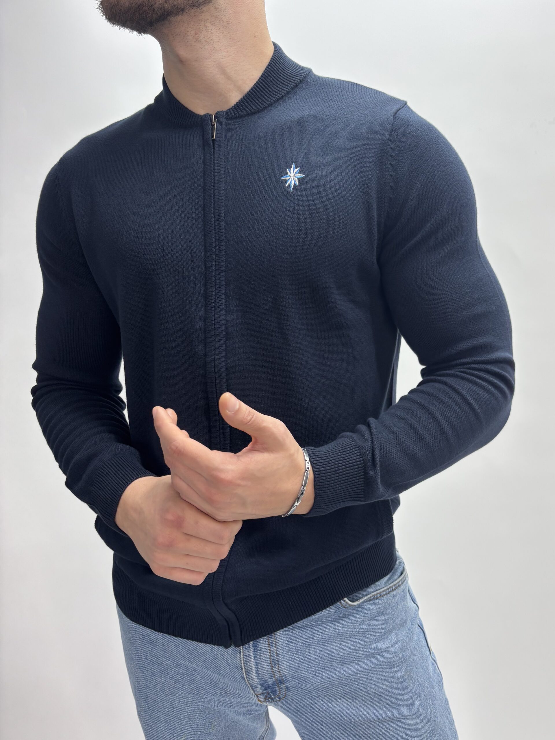 Zip-Up Cardigan - Image 4