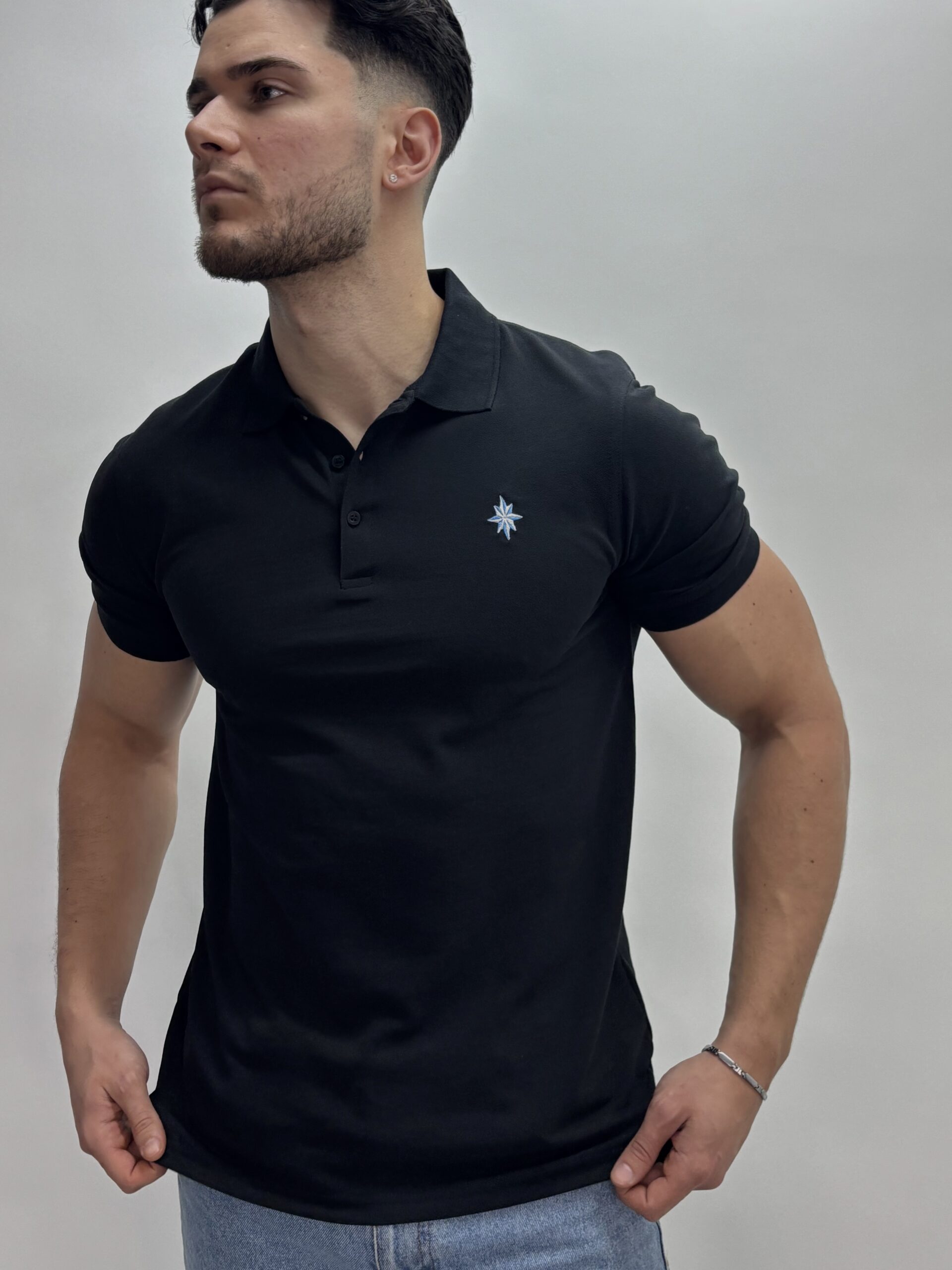 I Black Polo Shirt - Image 3