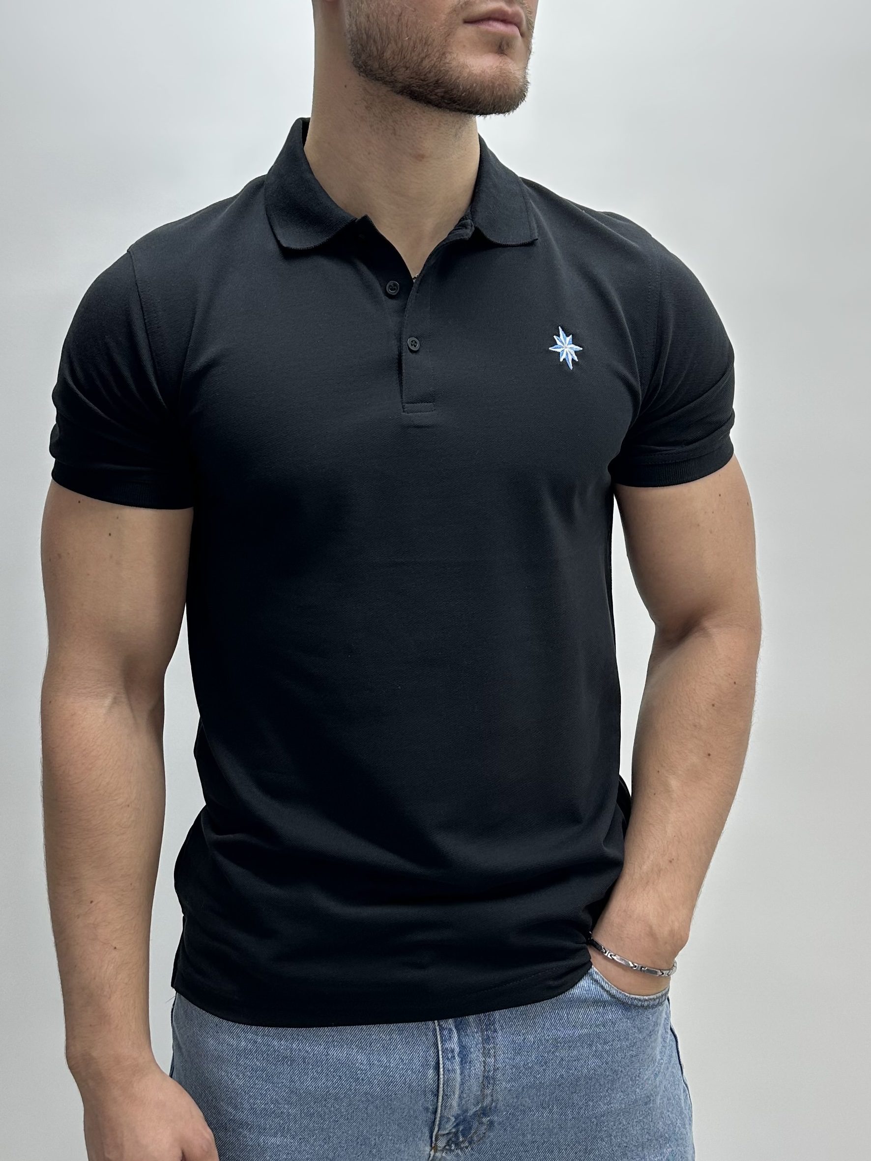 I Black Polo Shirt - Image 2
