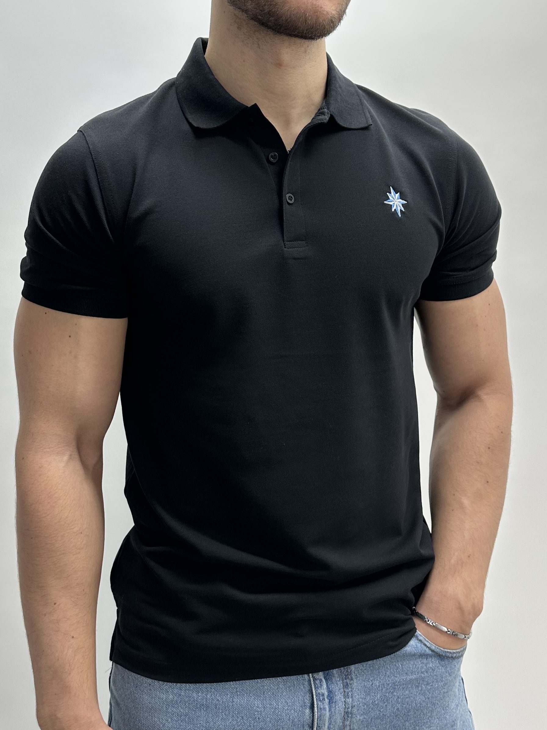 I Black Polo Shirt - Image 4