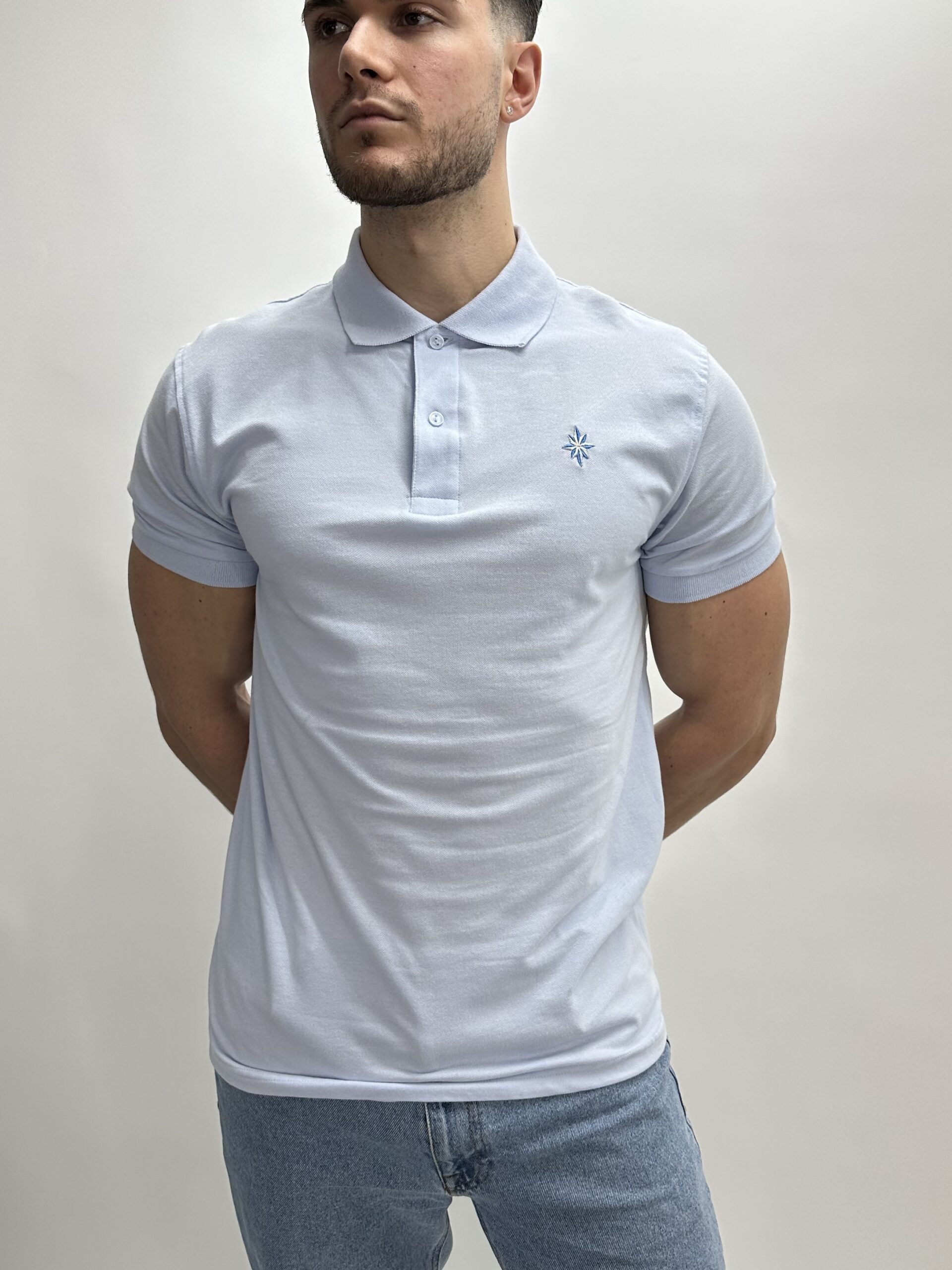 Light Blue Polo - Image 2