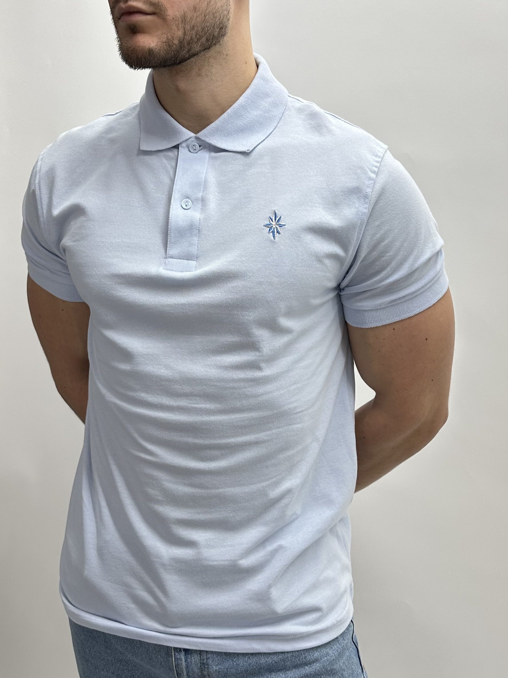 Light Blue Polo - Image 3