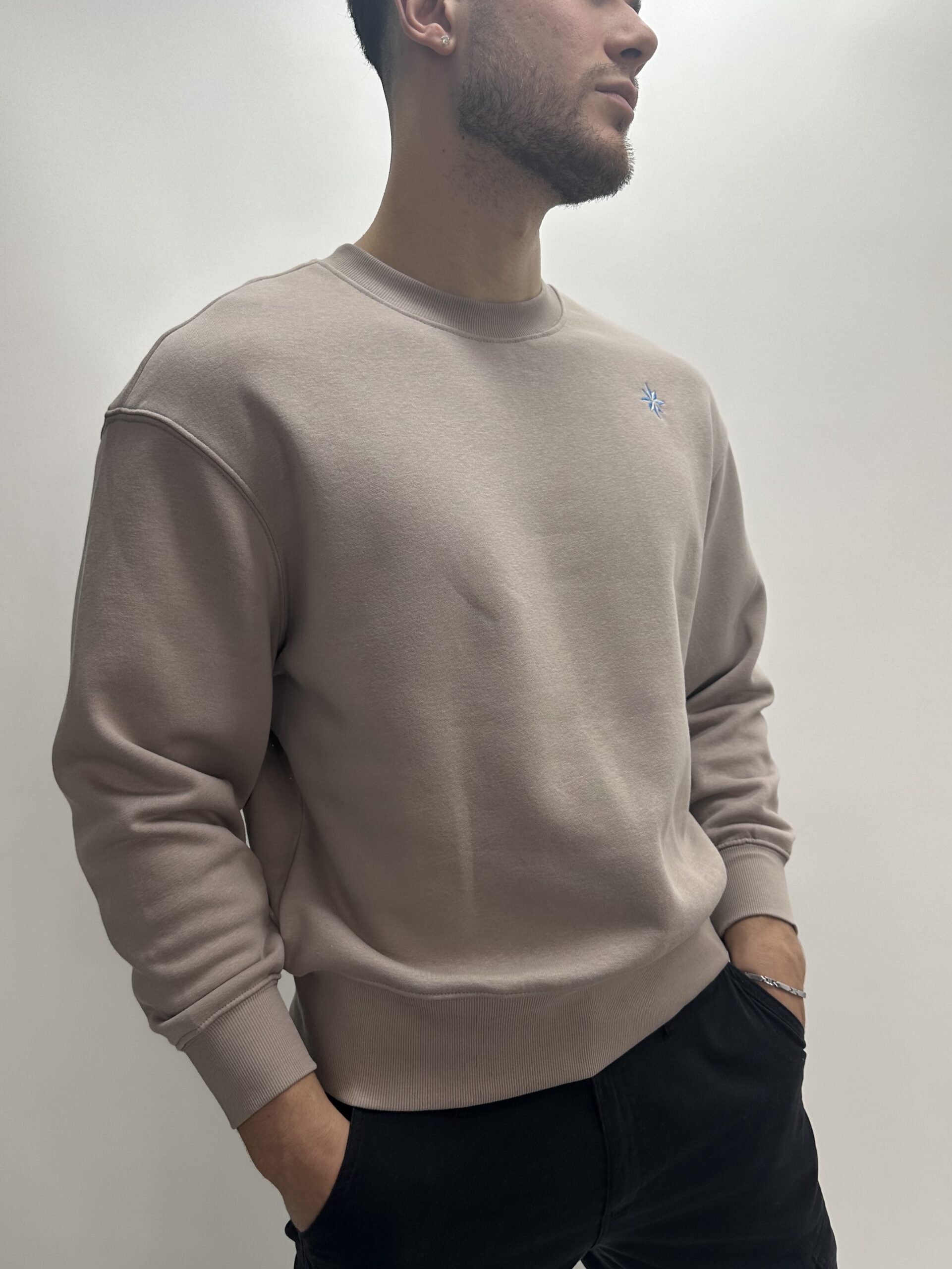Desert Brown Crewneck Sweater