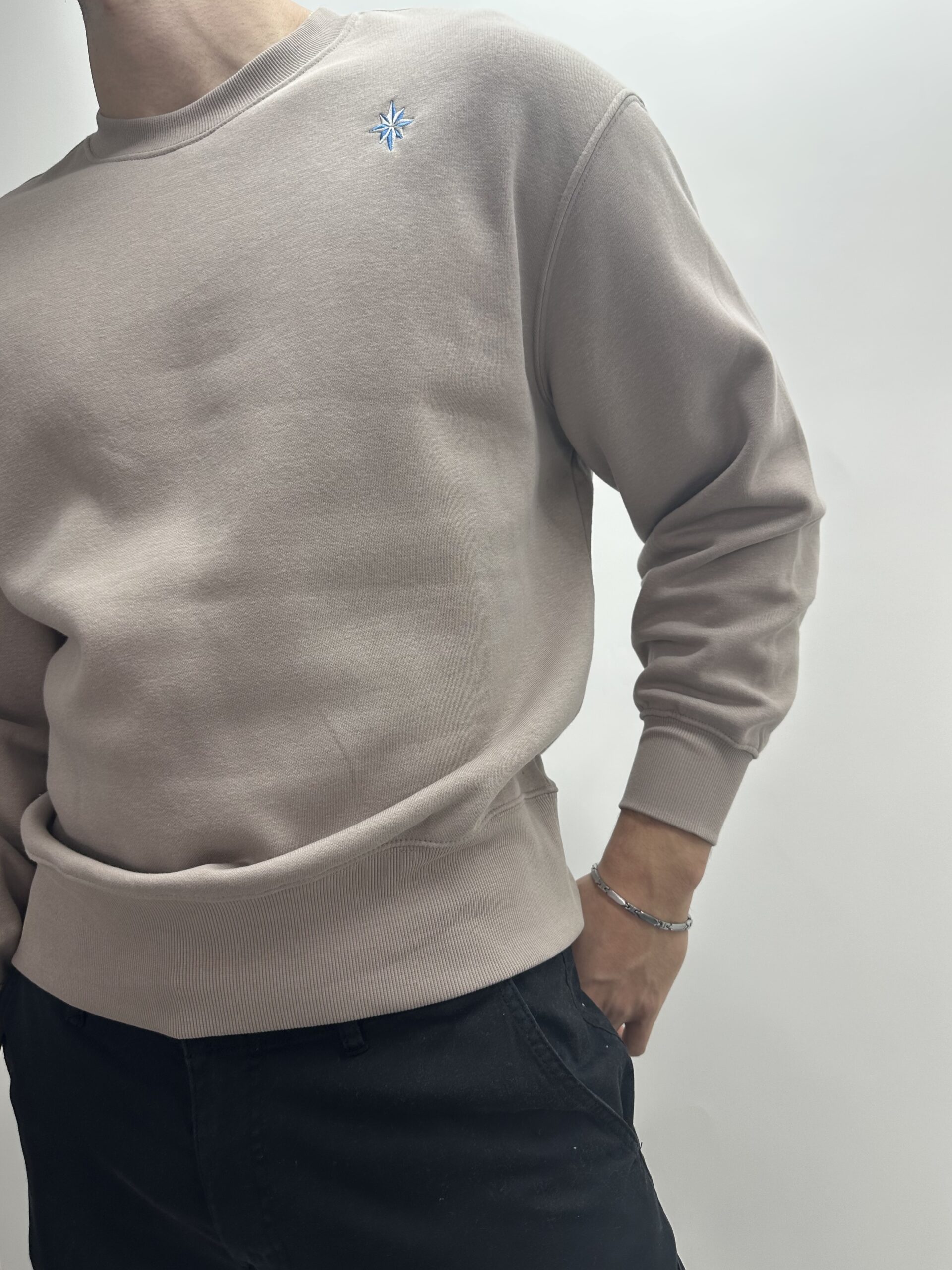 Desert Brown Crewneck Sweater - Image 4