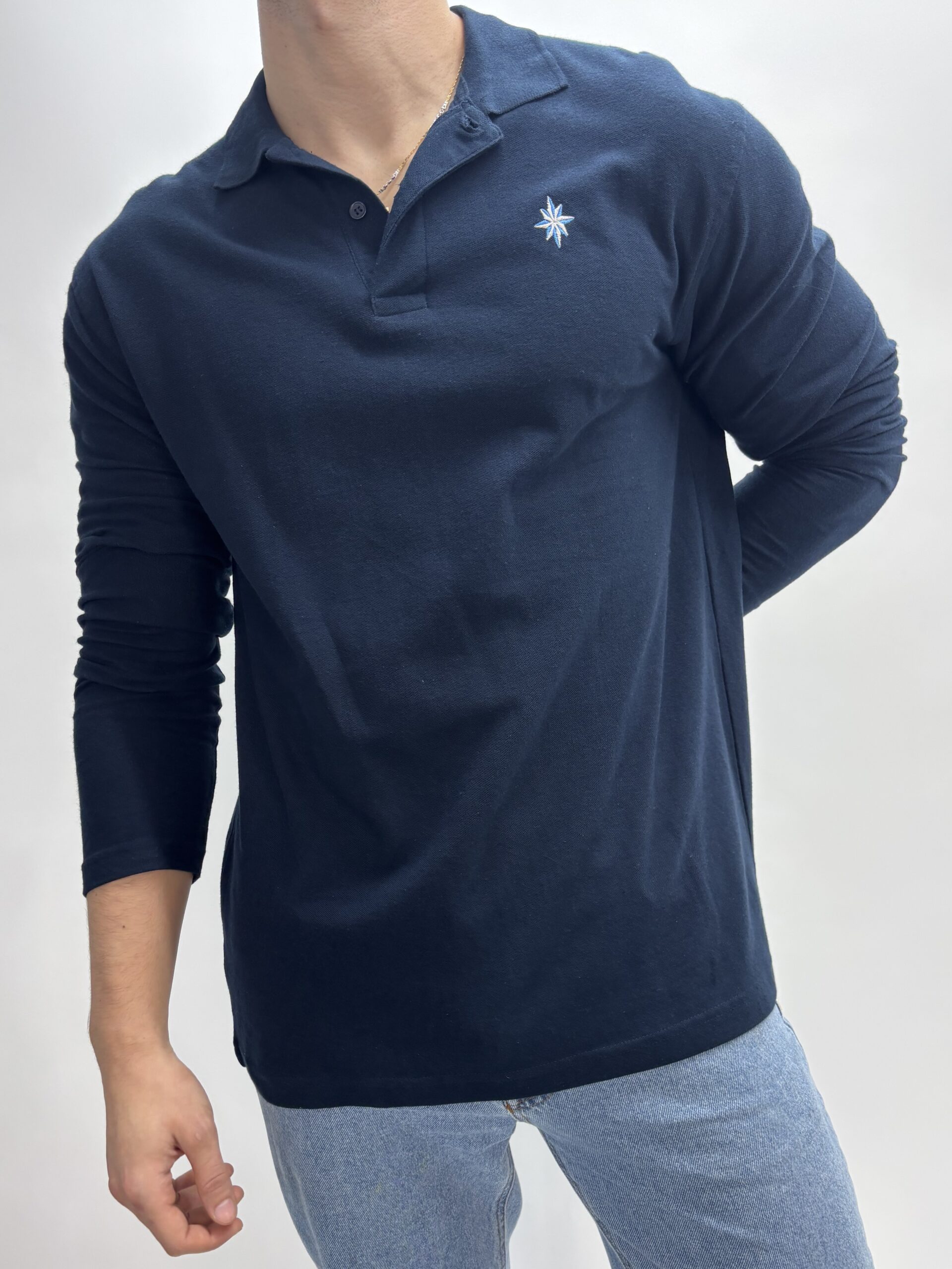 Ultra Relaxed Navy Polo