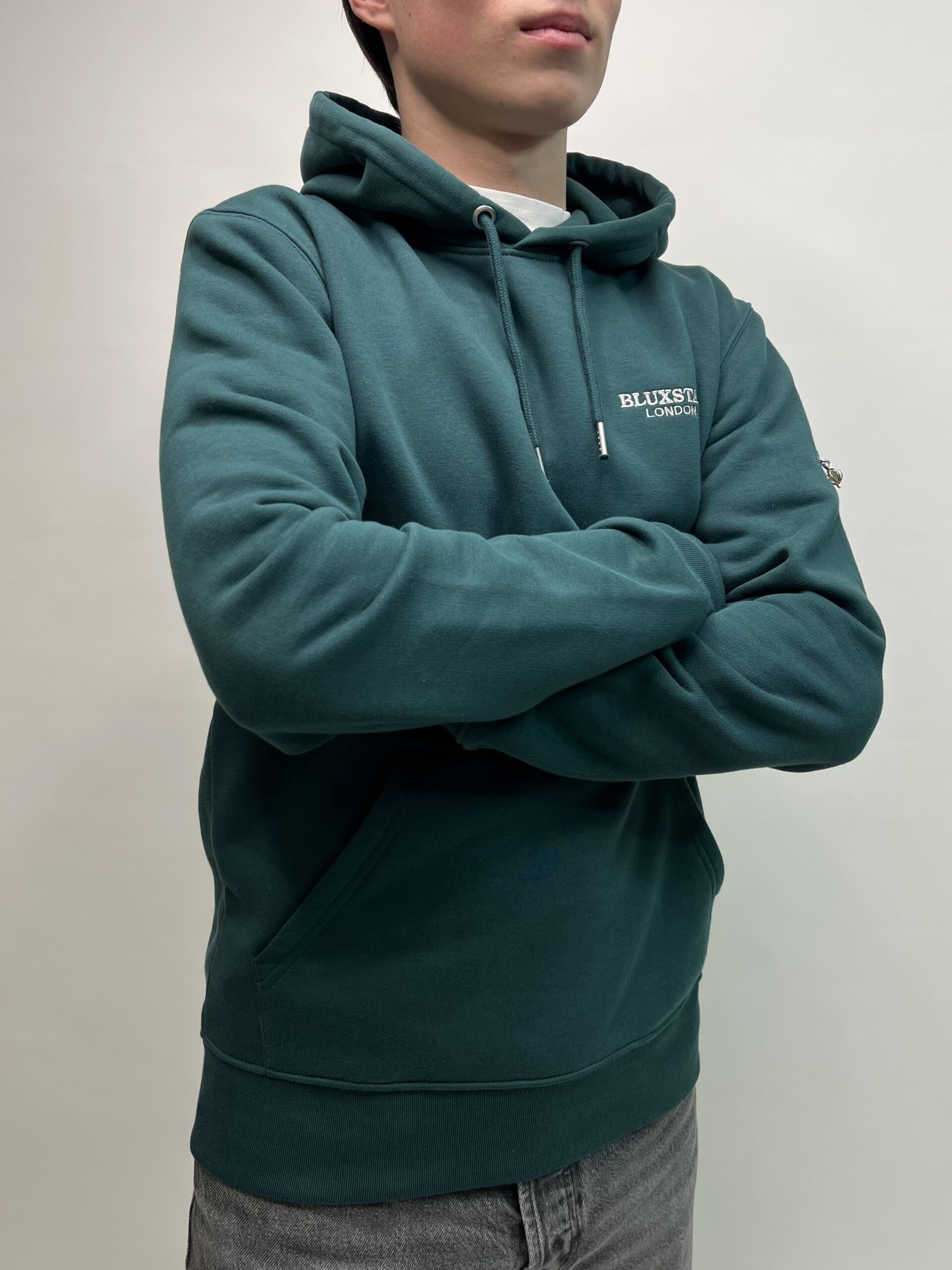 X Deep Green Hoodie