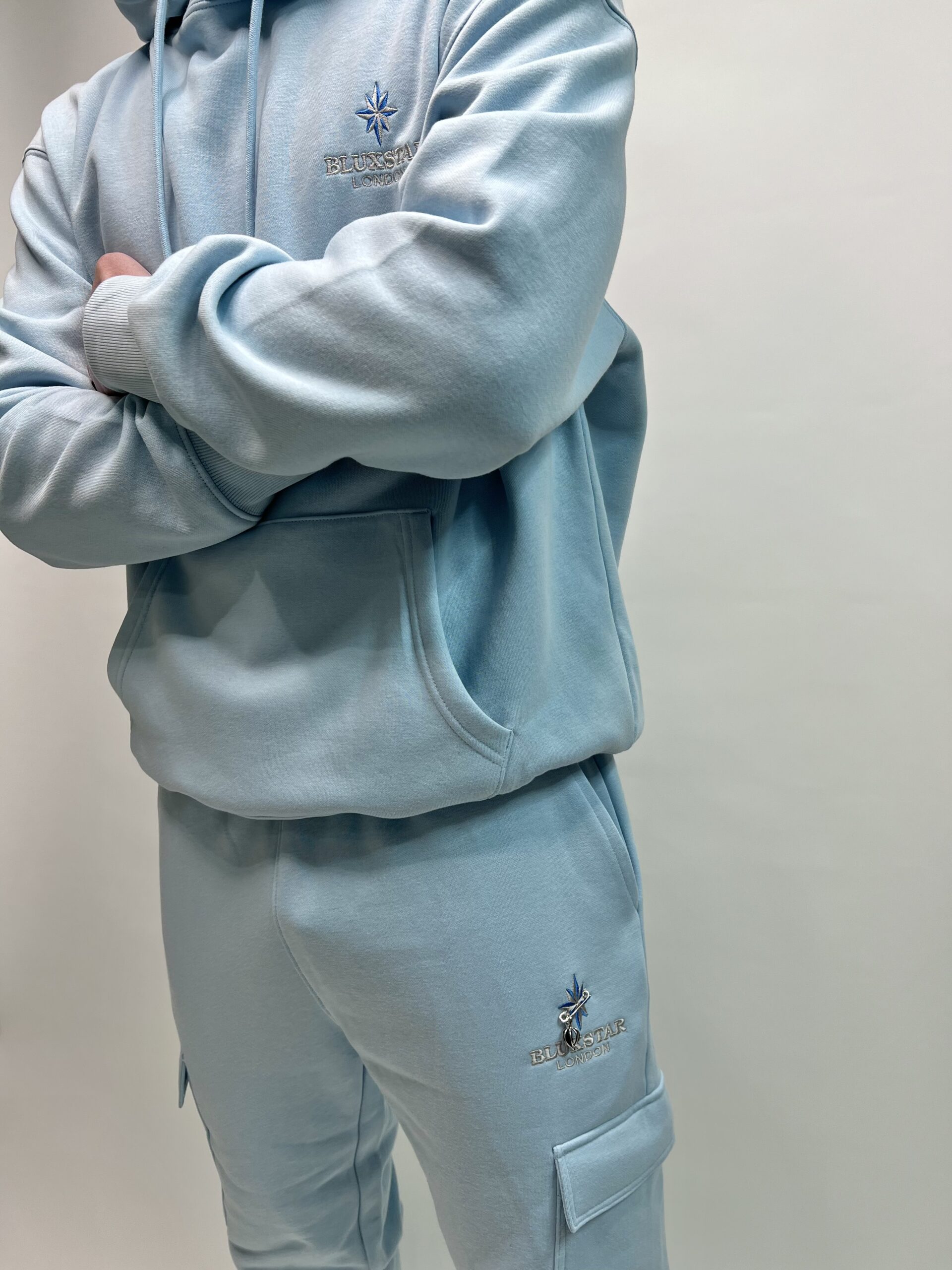 I Sky Blue Cargo Tracksuit