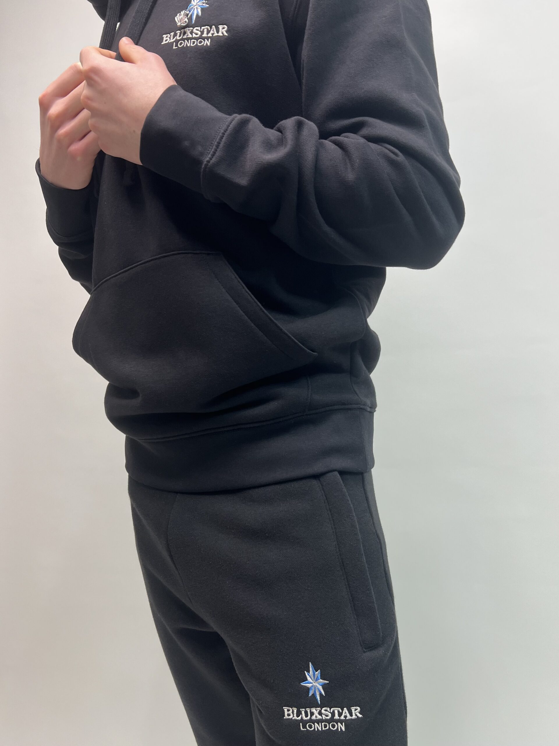 I Black Zip Tracksuit