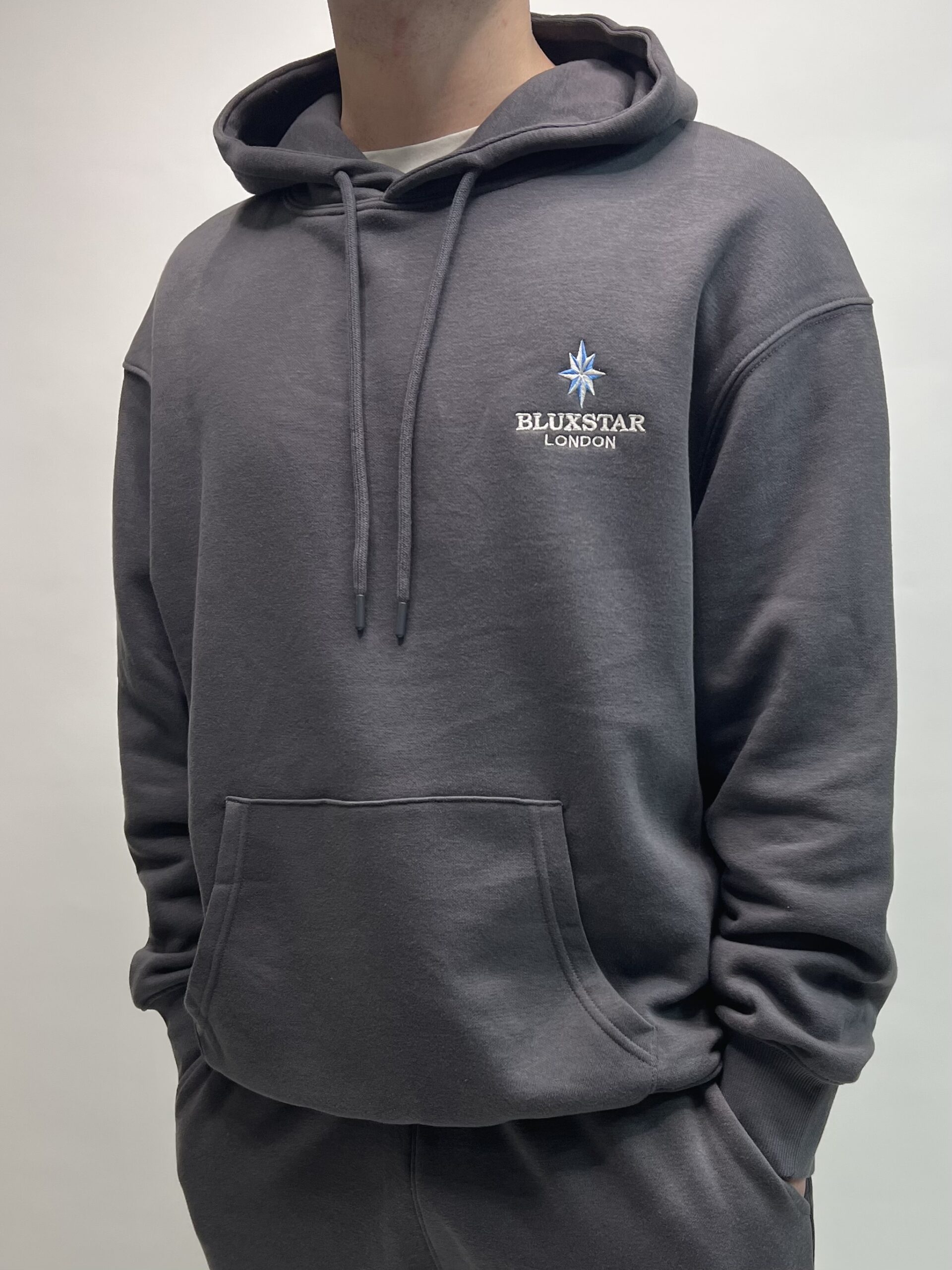 Grey Cargo Hoodie