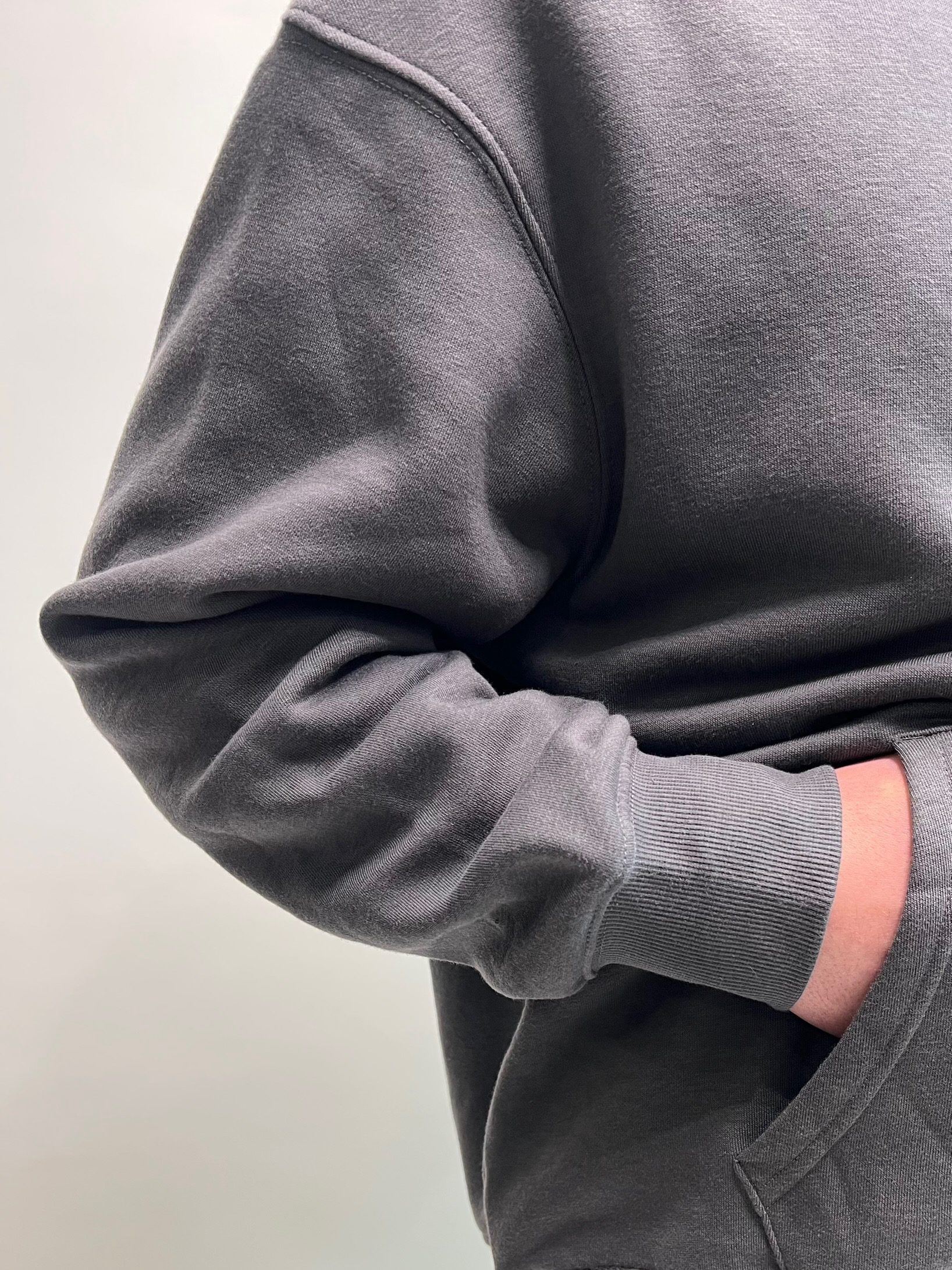 Grey Cargo Hoodie - Image 3