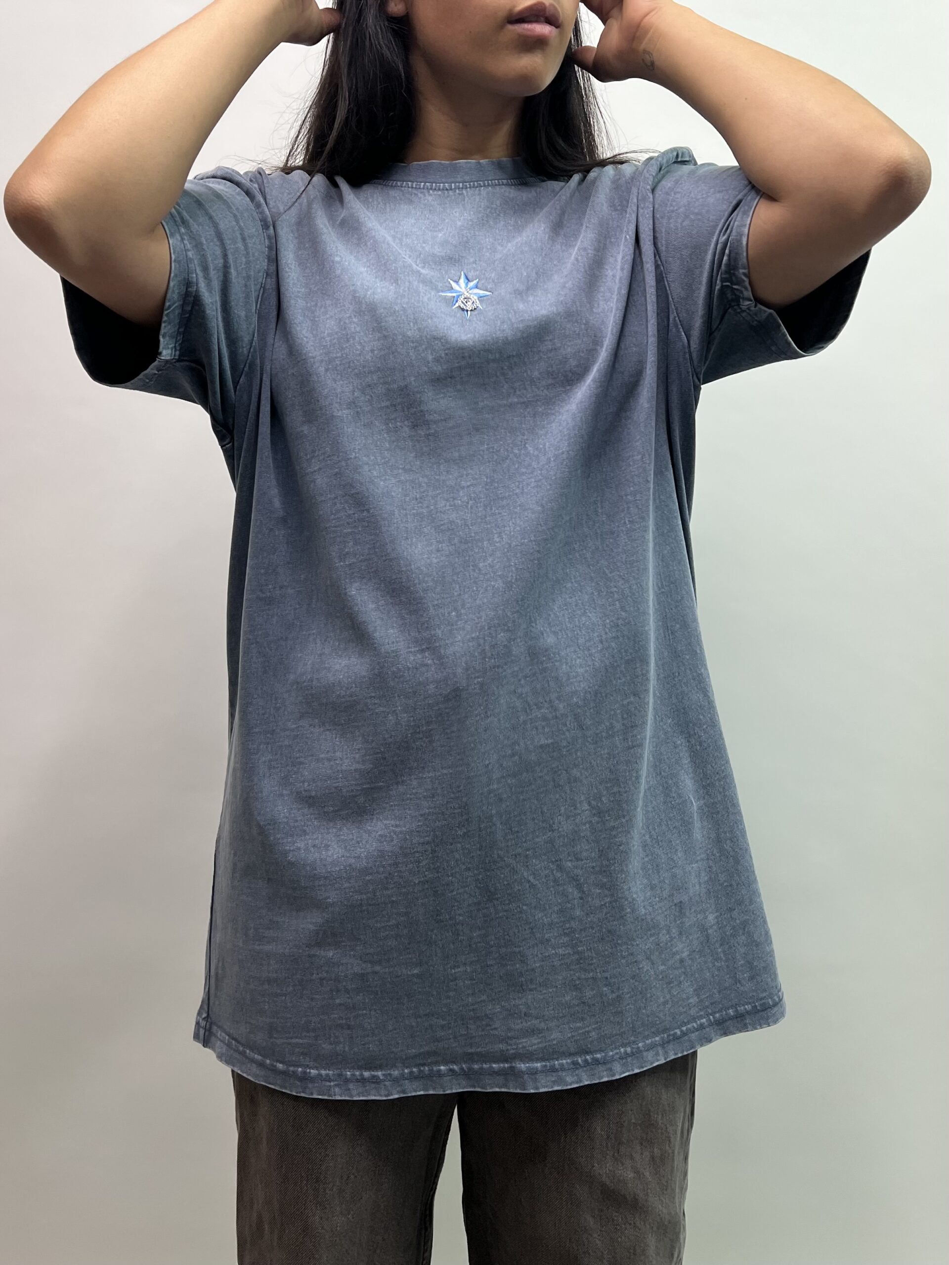 XX Distressed Blue T-Shirt - Image 2