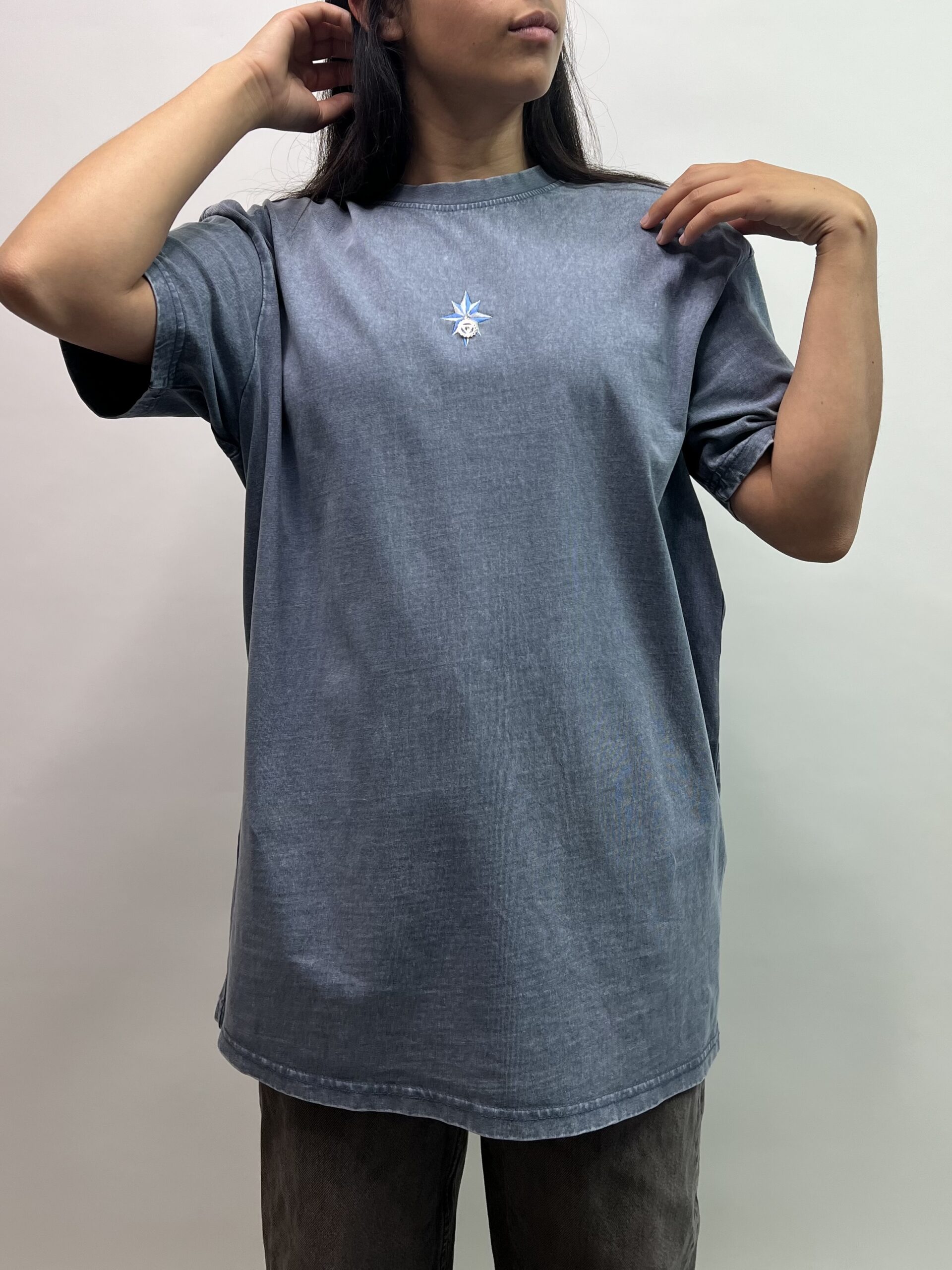 XX Distressed Blue T-Shirt - Image 8