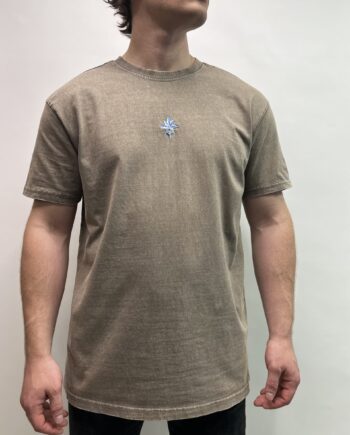 X Distressed Khaki T-Shirt